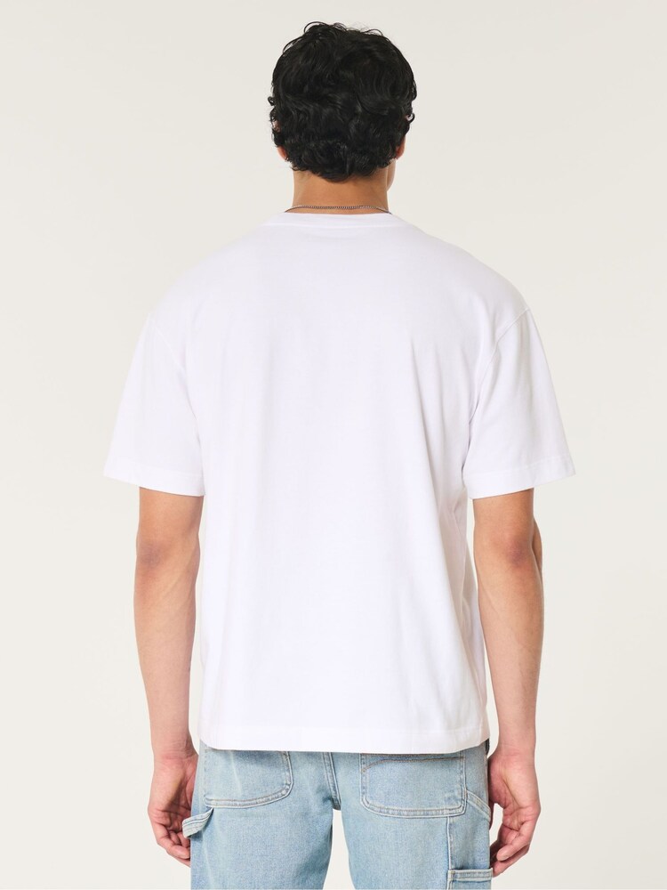 Hollister Boxy Crew Neck Short Sleeve 100% Cotton T-Shirt - Image 2 of 5