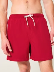 Hollister Red Swim Shorts - Image 1 of 4