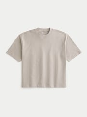Hollister Crew Neck Boxy Cropped T-Shirt - Image 3 of 3