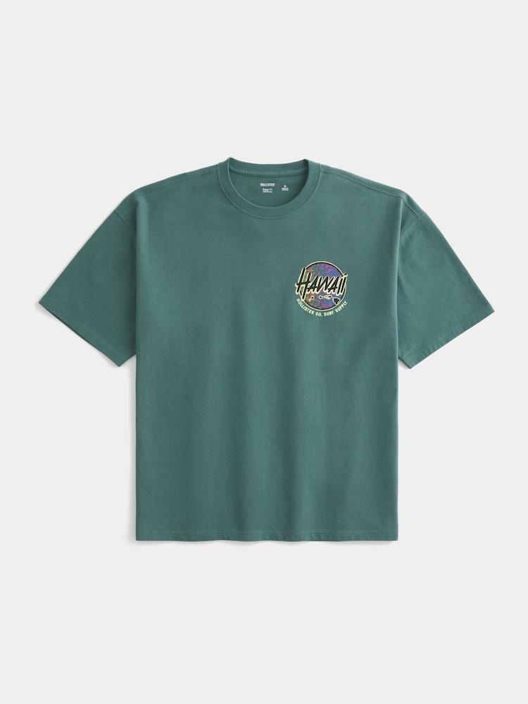 Hollister Oversized Logo T-Shirt - Image 1 of 3