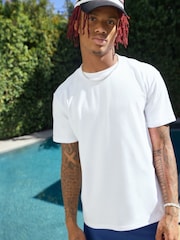 Hollister Boxy Crew Neck Short Sleeve White T-Shirt - Image 2 of 4