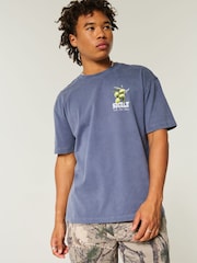 Hollister Boxy Crew Neck Short Sleeve 100% Cotton T-Shirt - Image 1 of 4