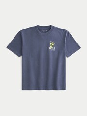 Hollister Boxy Crew Neck Short Sleeve 100% Cotton T-Shirt - Image 3 of 4