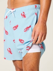 Hollister Blue Swim Shorts - Image 3 of 5