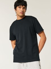 Hollister Boxy Crew Neck Short Sleeve 100% Cotton T-Shirt - Image 3 of 5