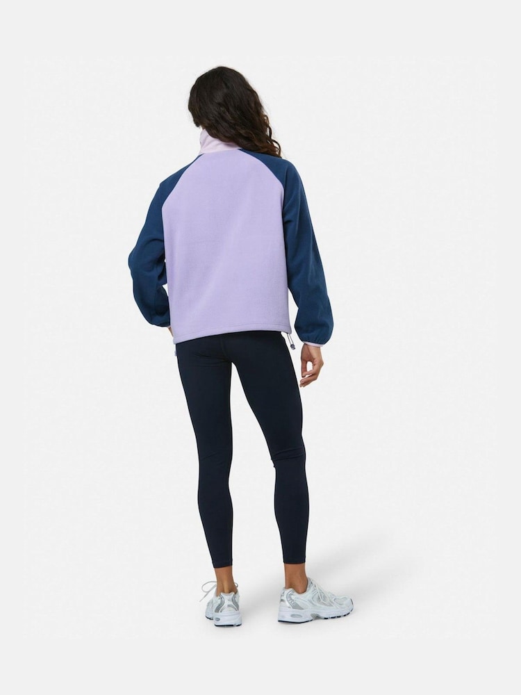 Gym + Coffee Purple Snap Polar Fleece - Image 2 of 6
