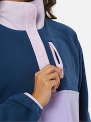 Gym + Coffee Purple Snap Polar Fleece - Image 5 of 6