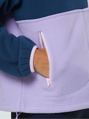 Gym + Coffee Purple Snap Polar Fleece - Image 6 of 6