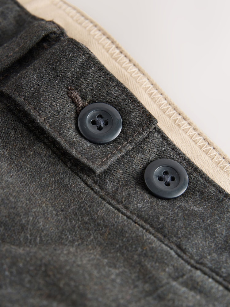 Khaki Green Relax Tapered Fit Heritage Cotton Rich Trousers - Image 11 of 11 Khaki Green Relax Tapered Fit Heritage Cotton Rich Trousers - Image 11 of 11