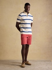 Joules Summer Slub Cream Rugby Shirt - Image 3 of 10