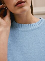 Blue Alpaca Wool Blend Tank - Image 10 of 14