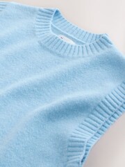 Blue Alpaca Wool Blend Tank - Image 13 of 14