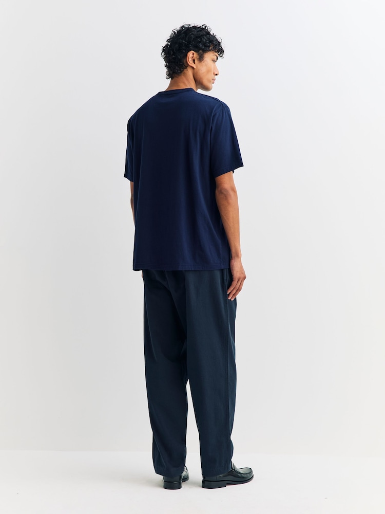 Universal Works Blue Core T-Shirt - Image 2 of 5