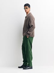 Universal Works Brown Zip Cardigan - Image 4 of 6