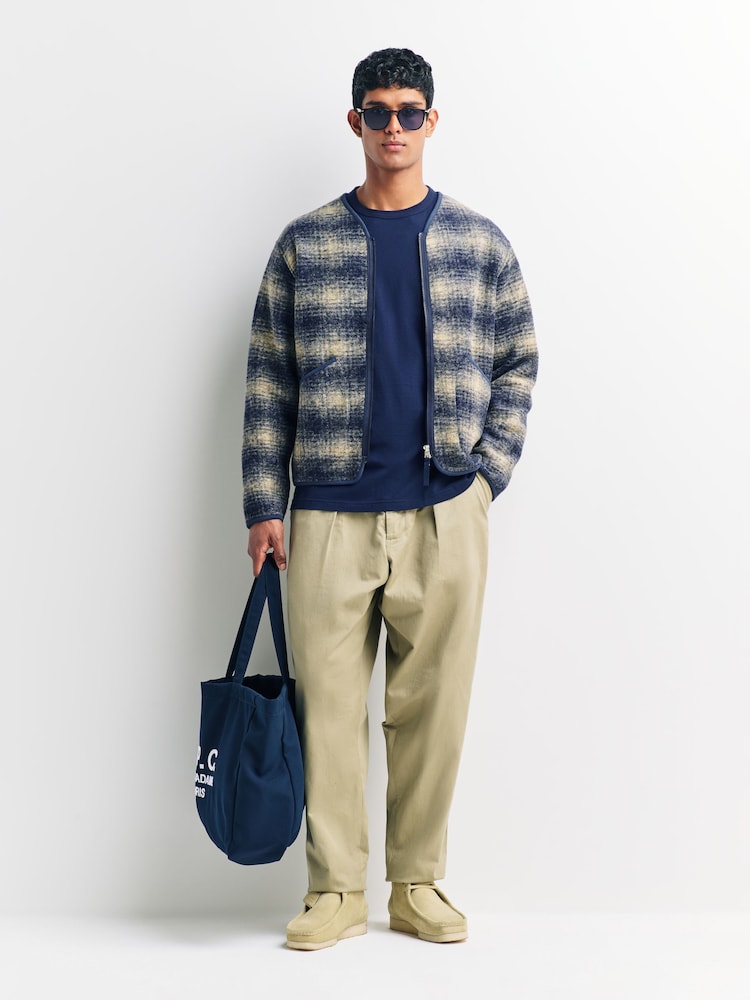 Universal Works Blue Zip Liner Jacket - Image 2 of 6