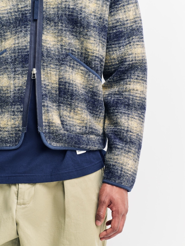 Universal Works Blue Zip Liner Jacket - Image 6 of 6