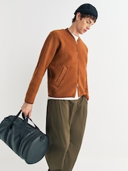 Universal Works Orange Zip Bomber Jacket - Image 2 of 8