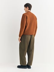 Universal Works Orange Zip Bomber Jacket - Image 5 of 8