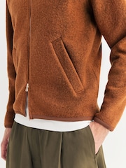 Universal Works Orange Zip Bomber Jacket - Image 7 of 8