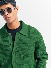 Universal Works Green Charlie Cardigan - Image 4 of 5