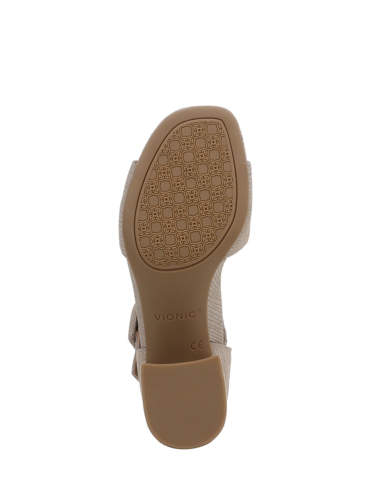 Vionic Regular Fit Grey Chardonnay Ankle Strap Sandals - Image 6 of 6