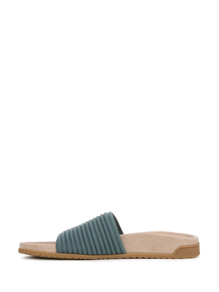 Vionic Regular Fit Evie Knit Black Sliders - Image 2 of 7