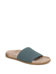 Vionic Regular Fit Evie Knit Black Sliders - Image 3 of 7