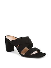 Vionic Wide Fit Merlot Heeled Sandals - Image 3 of 7