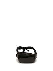 Vionic Wide Fit Bella Toe Post Black Sandals - Image 5 of 7