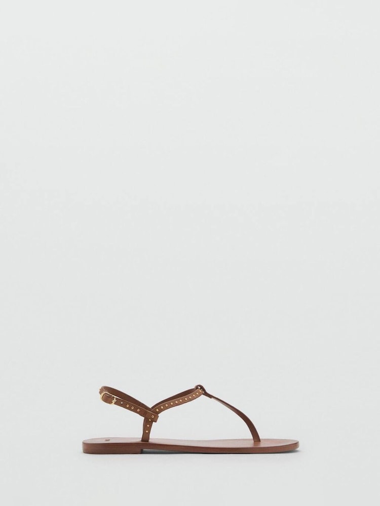 Mango Brown Fida Sandals - Image 1 of 3