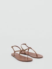 Mango Brown Fida Sandals - Image 2 of 3