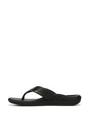 Vionic Regular Fit Tide II Black Flip Flops - Image 2 of 7