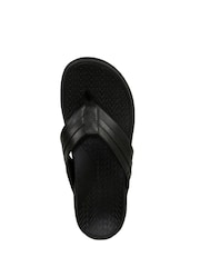 Vionic Regular Fit Tide II Black Flip Flops - Image 6 of 7