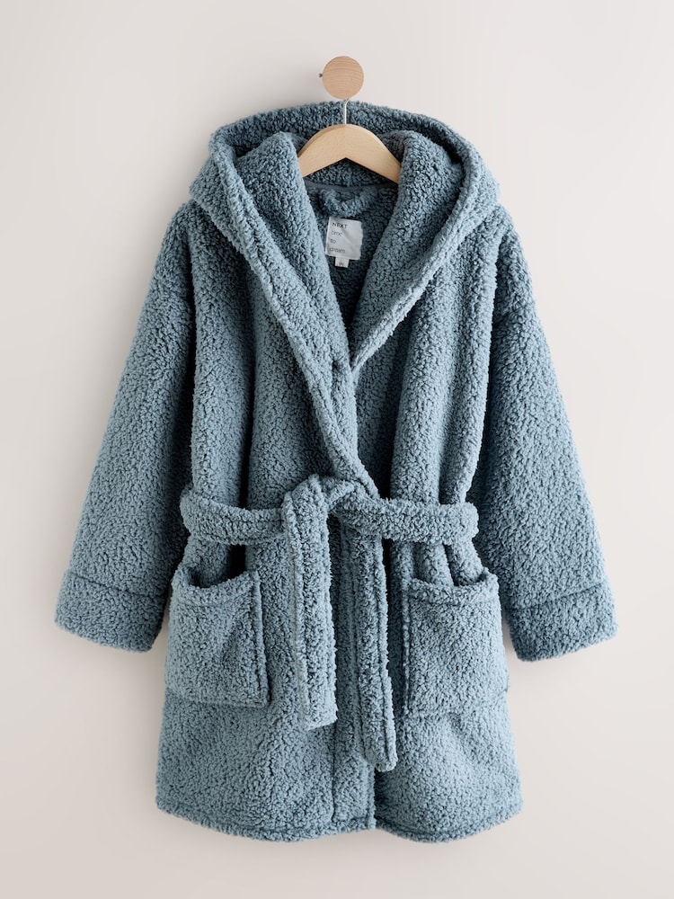Blue Teddy Dressing Gown - Image 9 of 9 Blue Teddy Dressing Gown - Image 9 of 9