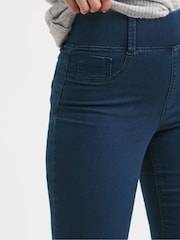 Simply Be Blue Slim Pull On Jeggings - Image 3 of 4