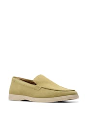 Clarks Green Suede Torford Easy Shoes - Image 3 of 7