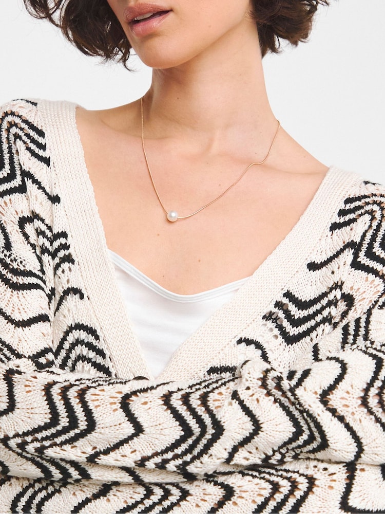 Simply Be Cream Crochet Cardigan - Image 4 of 4