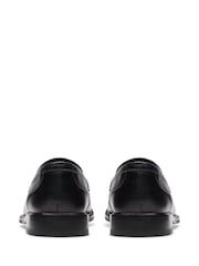 Clarks Black Leather Craft Arlo Lo Shoes - Image 5 of 7