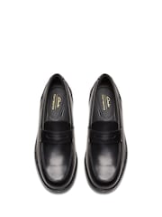Clarks Black Leather Craft Arlo Lo Shoes - Image 6 of 7