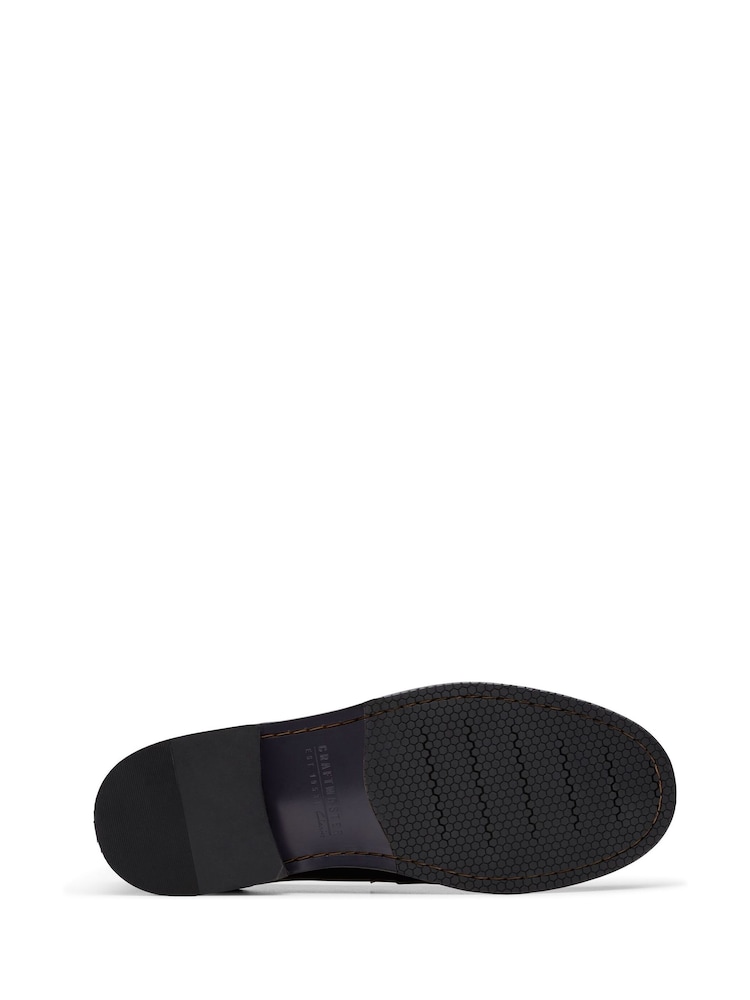 Clarks Black Leather Craft Arlo Lo Shoes - Image 7 of 7