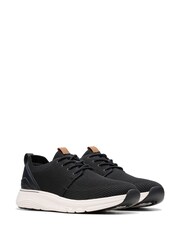 Clarks Black Essentials Motion Trek MX Lace Up Trainers - Image 4 of 7