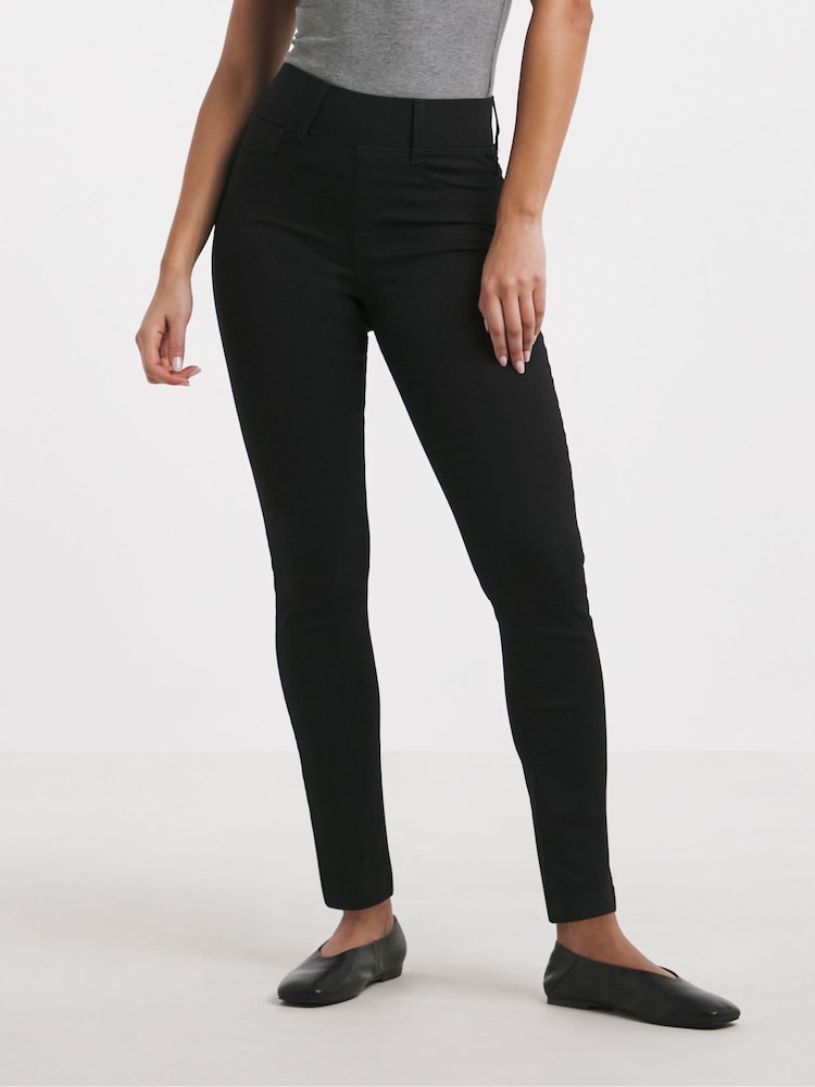 Simply Be Black Slim Pull On Jeggings - Image 4 of 4