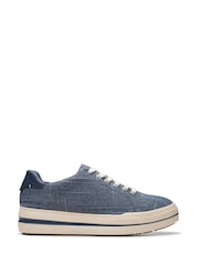 Clarks Blue Audreigh Flatform Sun Shoes - Image 1 of 7