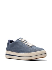 Clarks Blue Audreigh Flatform Sun Shoes - Image 3 of 7