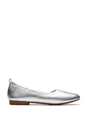 Clarks Silver Fawna Soft Shoes - Image 1 of 7