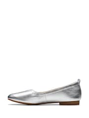 Clarks Silver Fawna Soft Shoes - Image 2 of 7