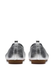 Clarks Silver Fawna Soft Shoes - Image 5 of 7