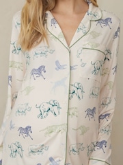 Chelsea Peers Racing Animal Print Short Pyjamas Set - Imagen 5 de 5