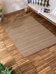 Yard Natural Pentle Jute Effect Indoor/Outdoor Rug - Image 3 of 4