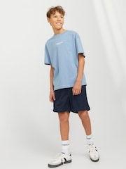JACK & JONES Junior Tie Waist Linen Blend Shorts - Image 3 of 5